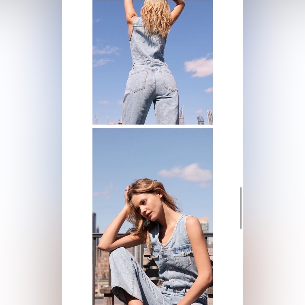 AGOLDE Seventies Denim Jumpsuit. Size 4 - Picture 15 of 15